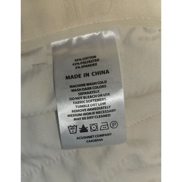 FootJoy Mens Beige Khaki Pants Size 34x30 Cotton Blend - Picture 5 of 7